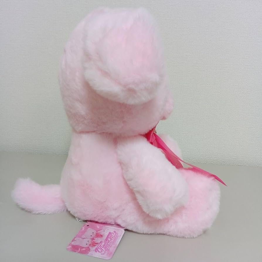 桃色のお友達トウィンクルピンクハグぬいぐるみ。うさぎ。